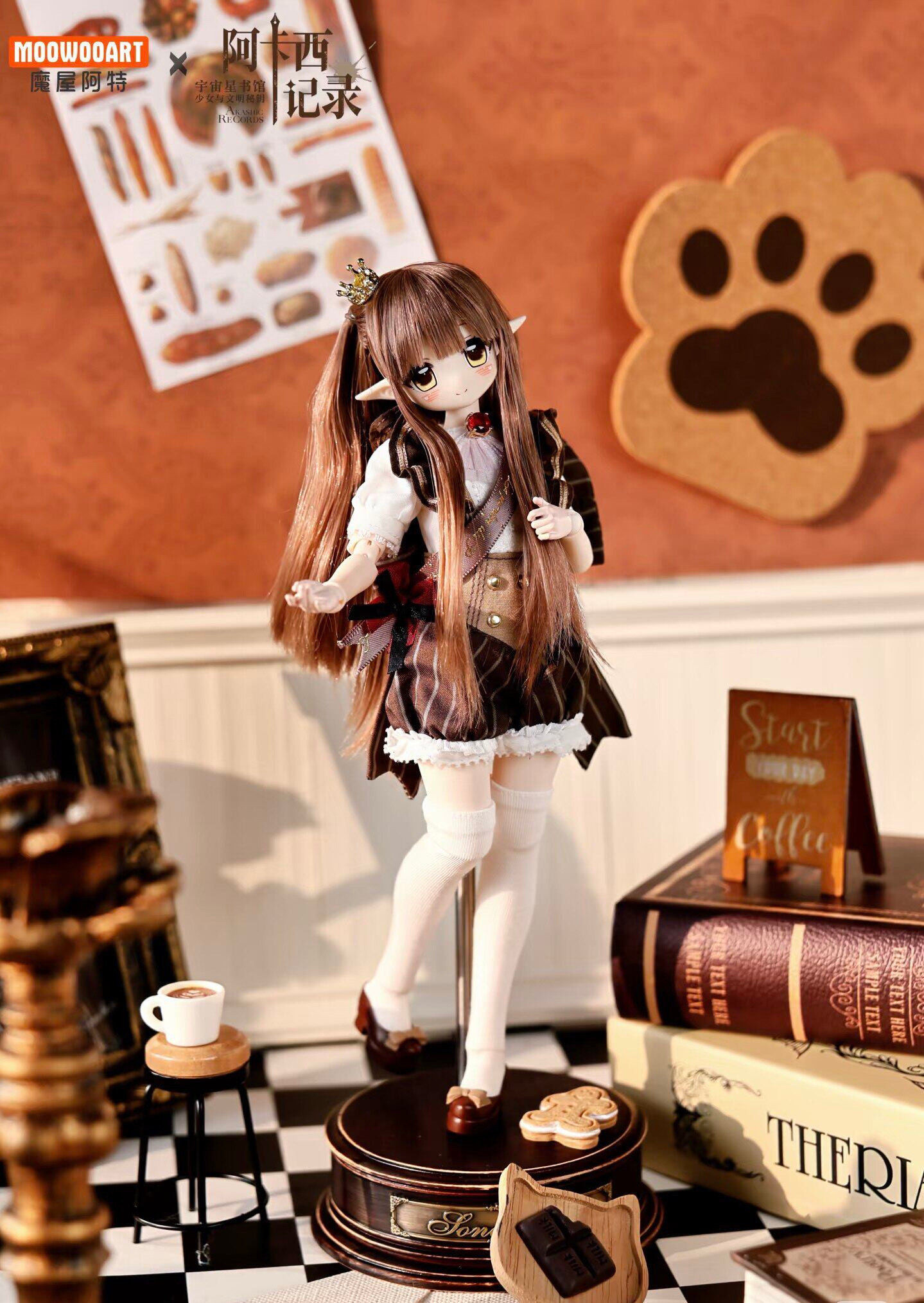 thumbnail for In Stock Genuine Magic House Art AKX Akash Record BJD Blind Box Special 6-Point Hair Transplant Head Movable Figure Trendy Toy