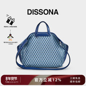 迪桑娜女包新款 老花折耳包幸运锦囊包手提单肩包斜挎包托特包大包