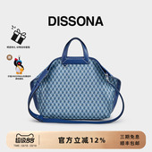 迪桑娜女包新款 老花折耳包幸运锦囊包手提单肩包斜挎包托特包大包