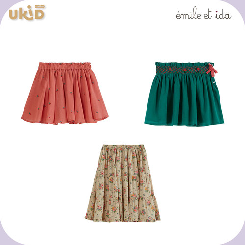 现货 emile et ida 24SS春夏季儿童装女半裙