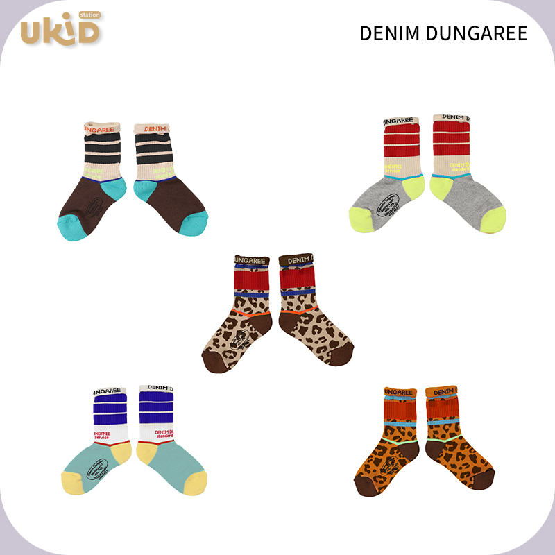 现货 DENIM DUNGAREE 24SS春夏新款儿童装袜子