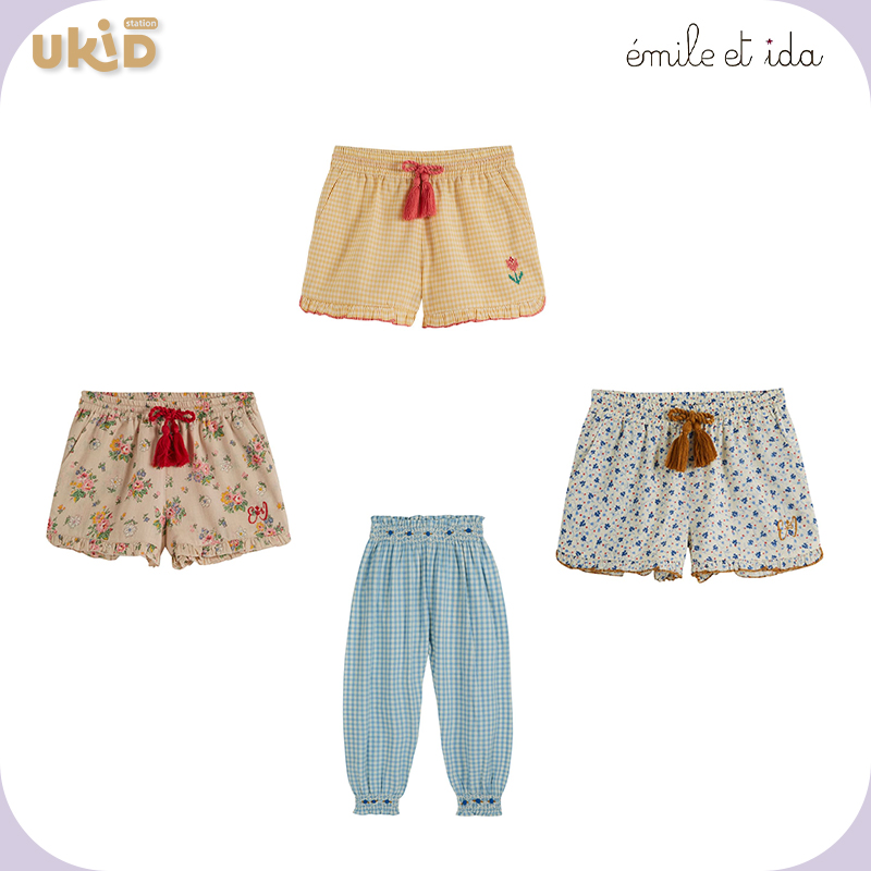 现货 emile et ida 24SS春夏季儿童装男女长裤短裤