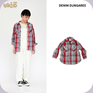 格纹衬衫 现货 儿童秋冬新款 DUNGAREE DENIM