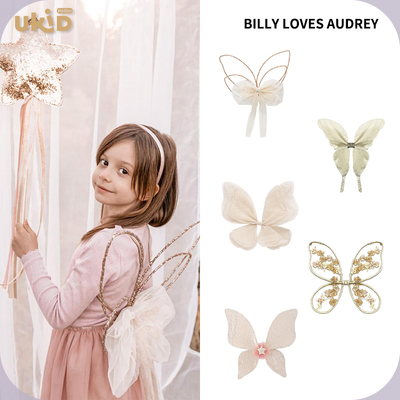 现货 BILLY LOVES AUDREY 儿童配饰 镂空花朵蝴蝶翅膀