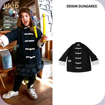 现货 DENIM DUNGAREE 2023AW 儿童秋冬新款童装 新中式外套