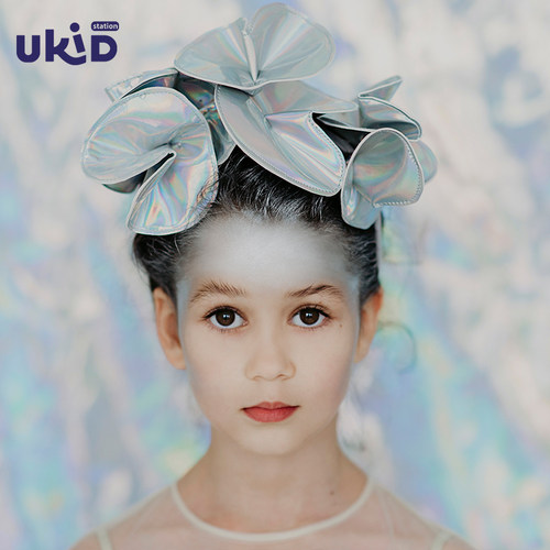 国内现货nikolia秋冬银色发箍