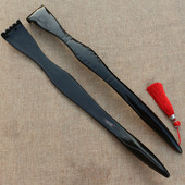 天然黑水牛角不求人老头乐 免费刻字 挠抓痒抓背按摩工具全身通用