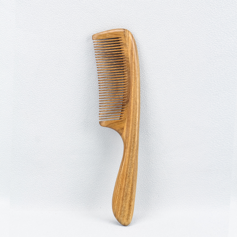 绿檀木梳19厘米加厚款式