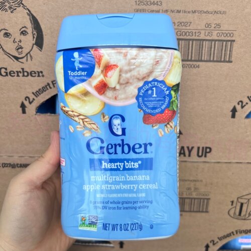 宝宝辅食海淘嘉宝四段高铁米粉