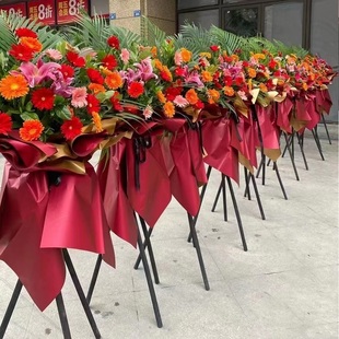 巴中市店开业张鲜花篮同城速递商务乔迁庆典18巴州区平昌通南江县