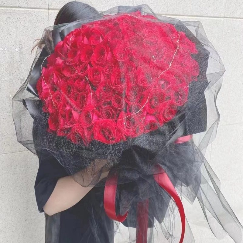 衡水市鲜花店速递礼物送生日粉红玫瑰束1桃城冀州深州枣武邑强县