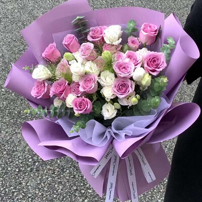 泉州市花店生日鲜花束表白百合玫瑰平时鲤城丰泽洛江泉港石狮晋江