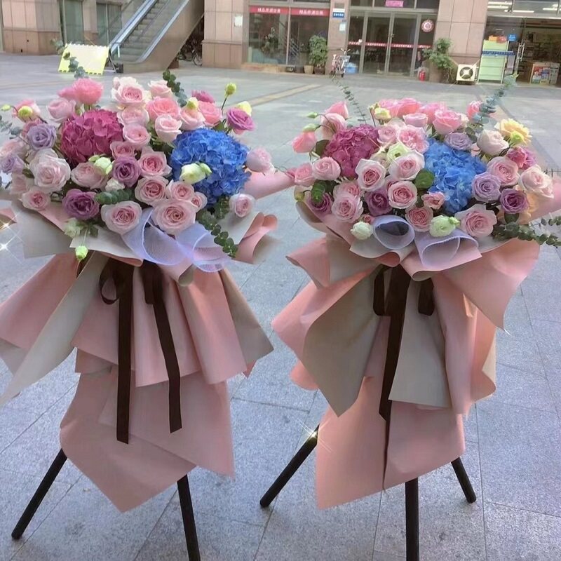 哈尔滨市店开业张鲜花篮同城速递商务乔迁庆典8道里区香坊阿双城