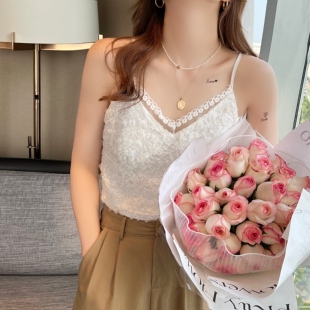 新款 蕾丝美背吊带背心女夏外穿内搭网红爆款 清仓 打底上衣 断码