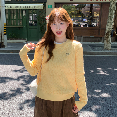 早秋新款针织衫女内搭打底上衣