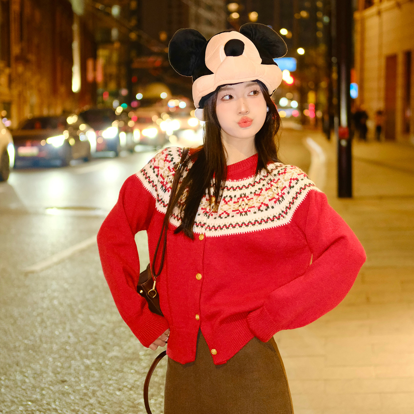 【慵懒风费尔岛毛衣】软糯针织衫