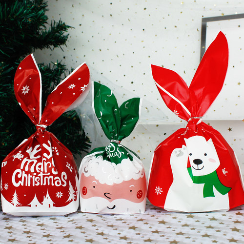 圣诞苹果包装袋平安果包装兔耳朵