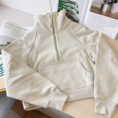 Scuba卫衣宽松短款卫衣外套