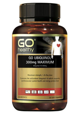 [心脏供养]Go Healthy高之源 Q10泛醇辅酶胶囊300mg 澳洲直邮