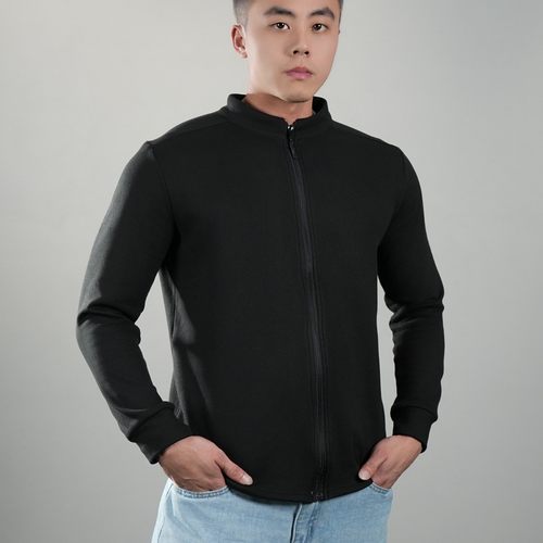 2024冬季轻量夹克全拉链立领户外休闲抓绒衣健身长袖保暖运动休闲