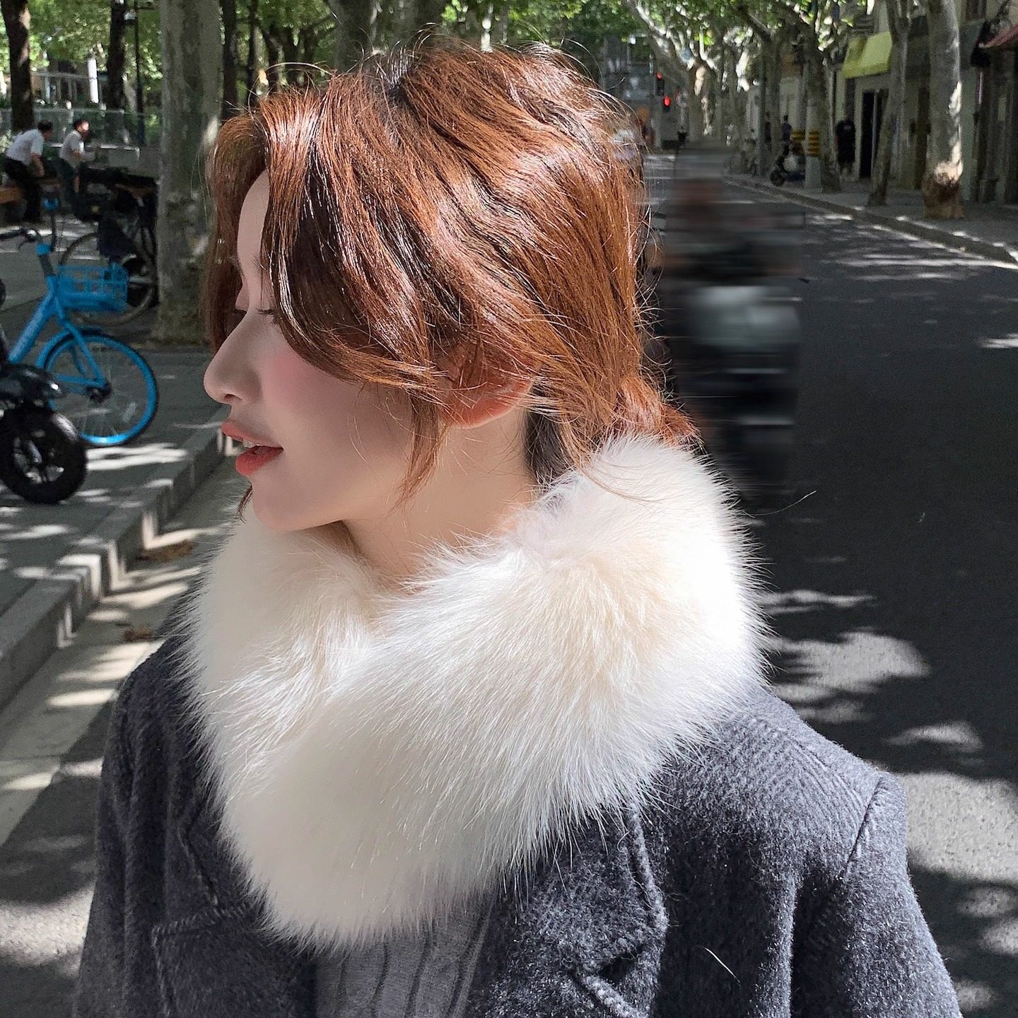 真狐狸毛皮草围巾冬季新款