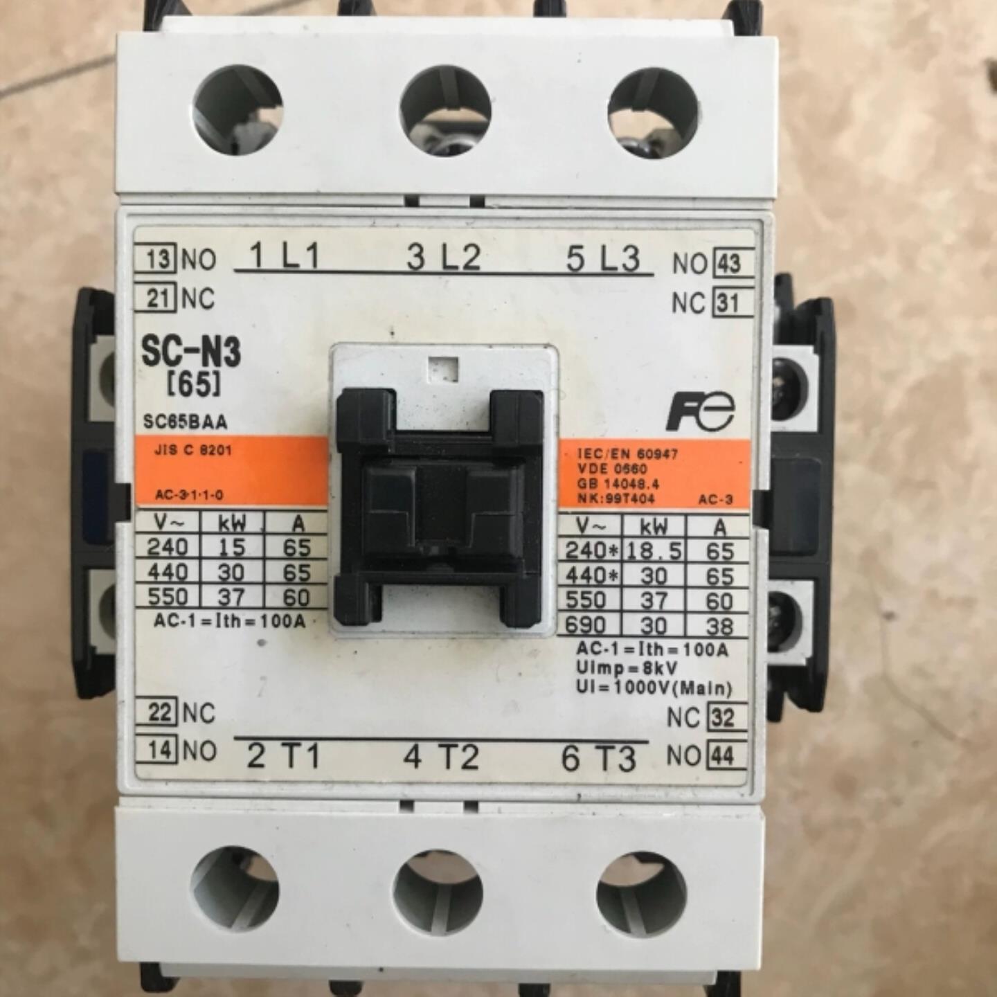 【议价】富士交说电磁触器SC一N395新就一个
