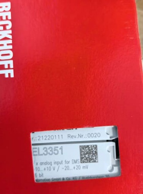 议价倍福 BECKHOFF EL3351 模拟量输入模块