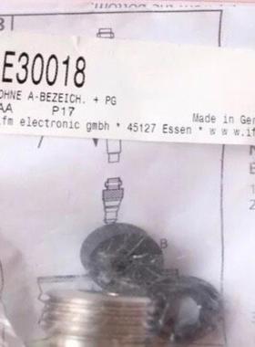 【议价】IFM E30018 易福门电子连接器 CLAMP FI