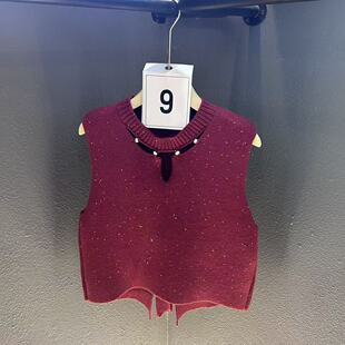 【1-50号】主播身上12号   2025年新款宽松针织马甲上衣女宽松