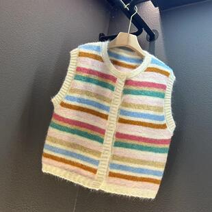 80斤 2025年新款 衣长58CM 休闲针织毛衣女 140斤 时尚