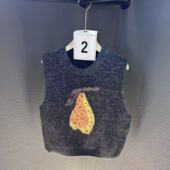 50号 主播身上12号 2025年新款 宽松针织马甲上衣女宽松