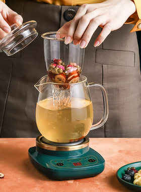 养生壶小型迷你办公室mini煮茶器多功能家用1人2用玻璃办公桌杯炖