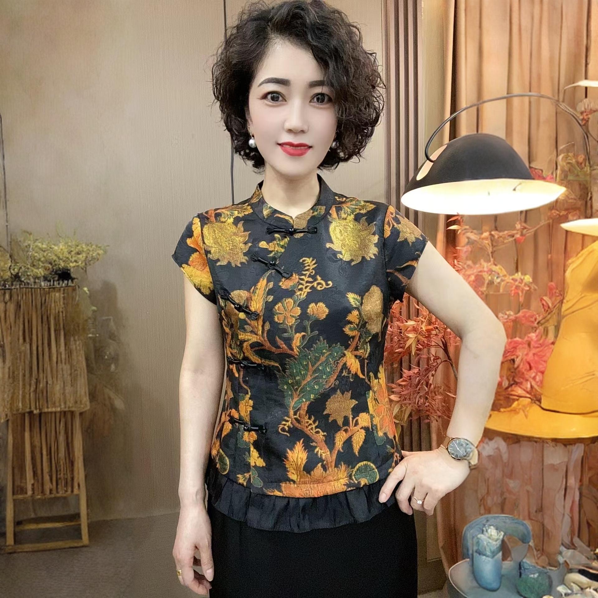 原版正品批发2026新款唐装女上衣