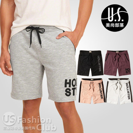 国内现货美国Hollister Co正品HCO春夏男休闲短裤度假沙滩休闲裤
