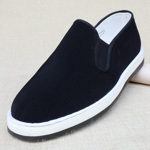 千层底布鞋男款爸爸中老年黑布鞋