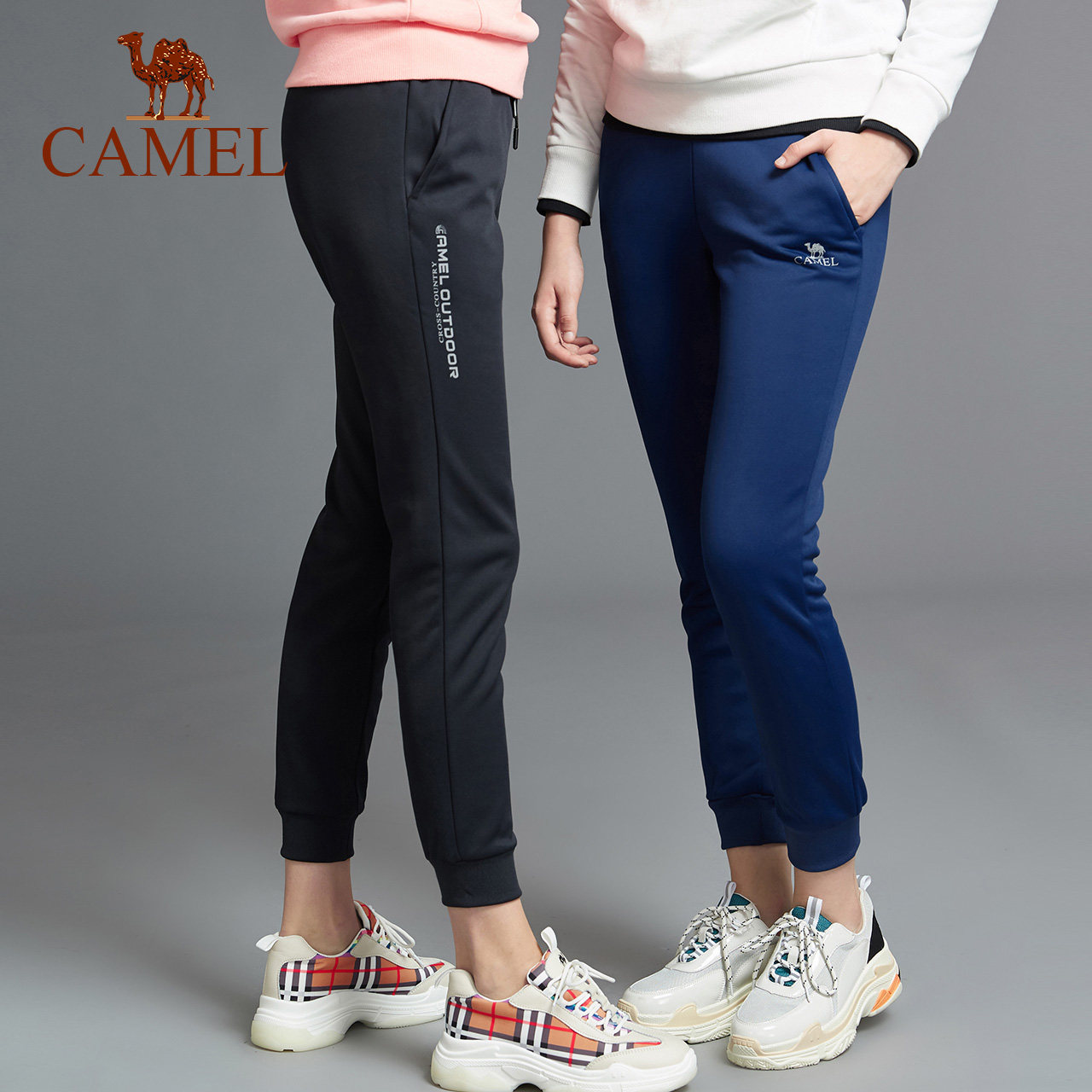 【非卖品】户外抓绒裤女 登山保暖防风抓绒裤女耐磨防寒针织长裤