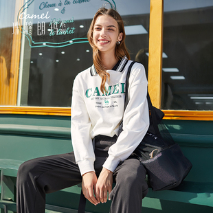 圆领套头女款 宽松长袖 2021春新款 简约大方上衣卫衣 非卖品