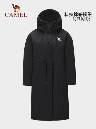 中长款户外骆驼抓绒衣羊羔绒外套