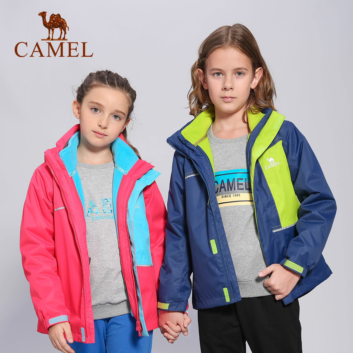 可拆卸防风帽 反光科技设计 双向拉链头