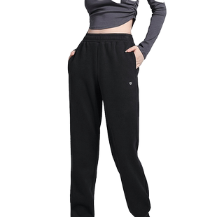 Camel/骆驼卫裤休闲长裤加绒加厚运动裤女瑜伽裤束脚男裤子