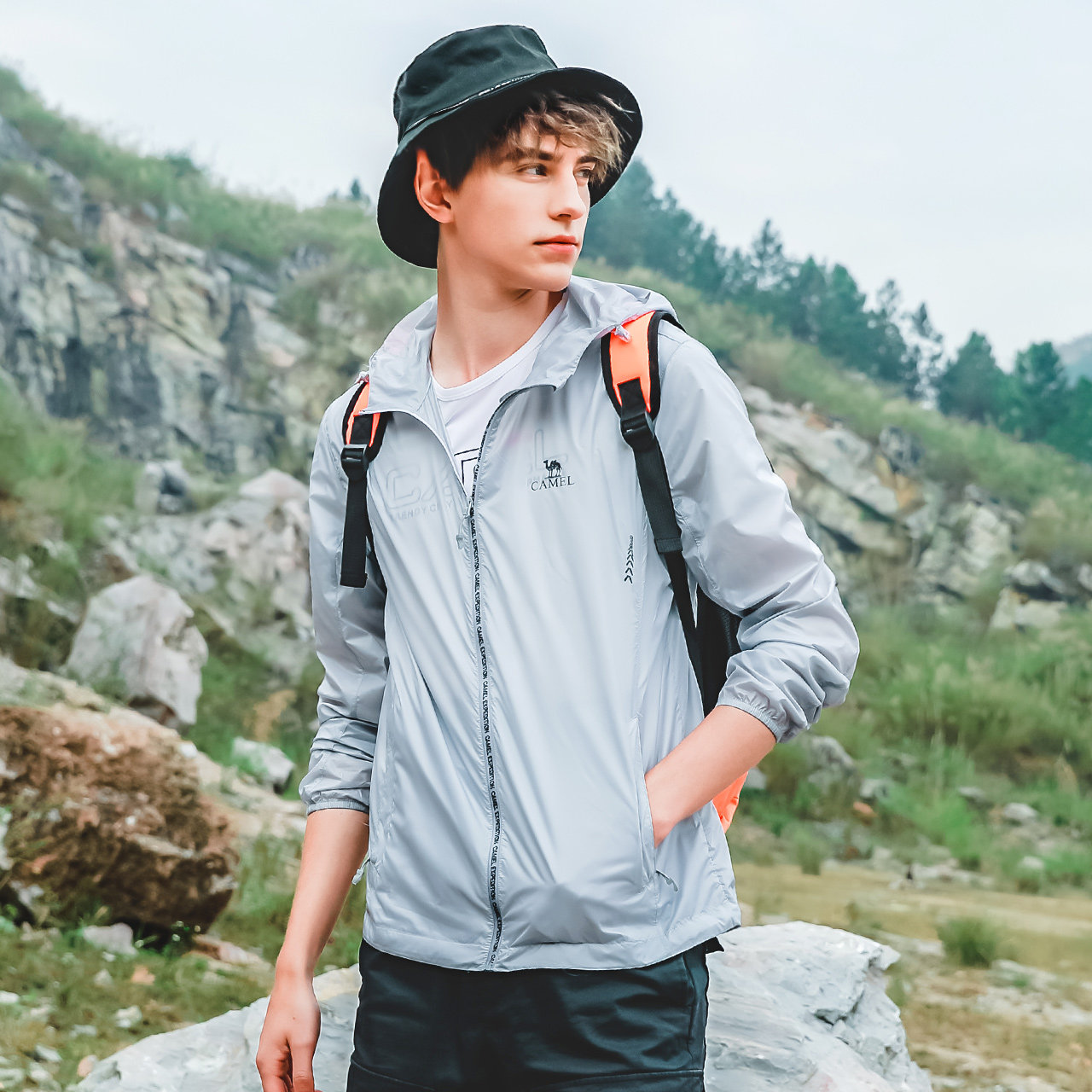 【非卖品】户外防晒衣男士防紫外线透气轻薄皮肤衣外套运动风衣防