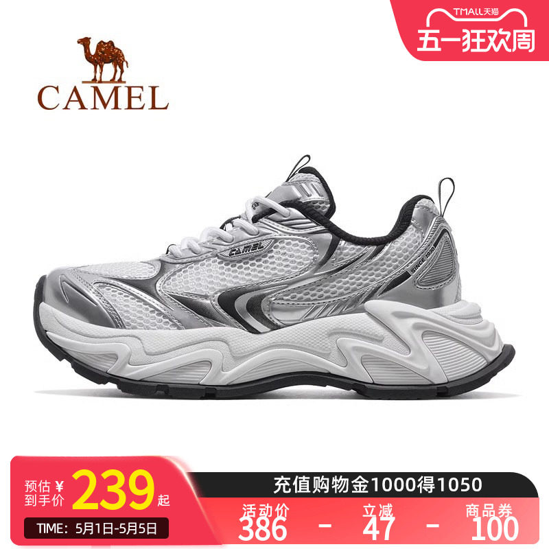 Camel����ŮЬ��ҫ2026�¿���ɫЬ��͸��ŮЬ���ź�������ϵ�ЬX25B097022����/ǳ���ң�Ů�� 35  202.06Ԫ