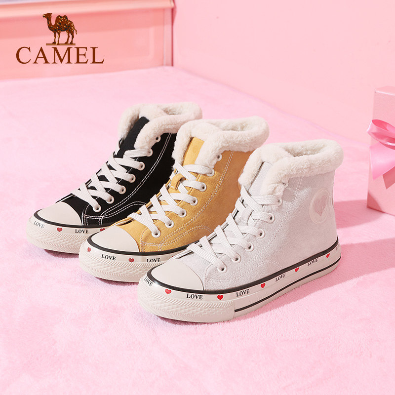 【非卖品】户外鞋女士2019秋冬季新款经典百搭加绒保暖高帮平底帆,户外/登山/野营/旅行用品,户外休闲鞋,淘宝优惠券,粉丝福利购,淘宝优惠卷