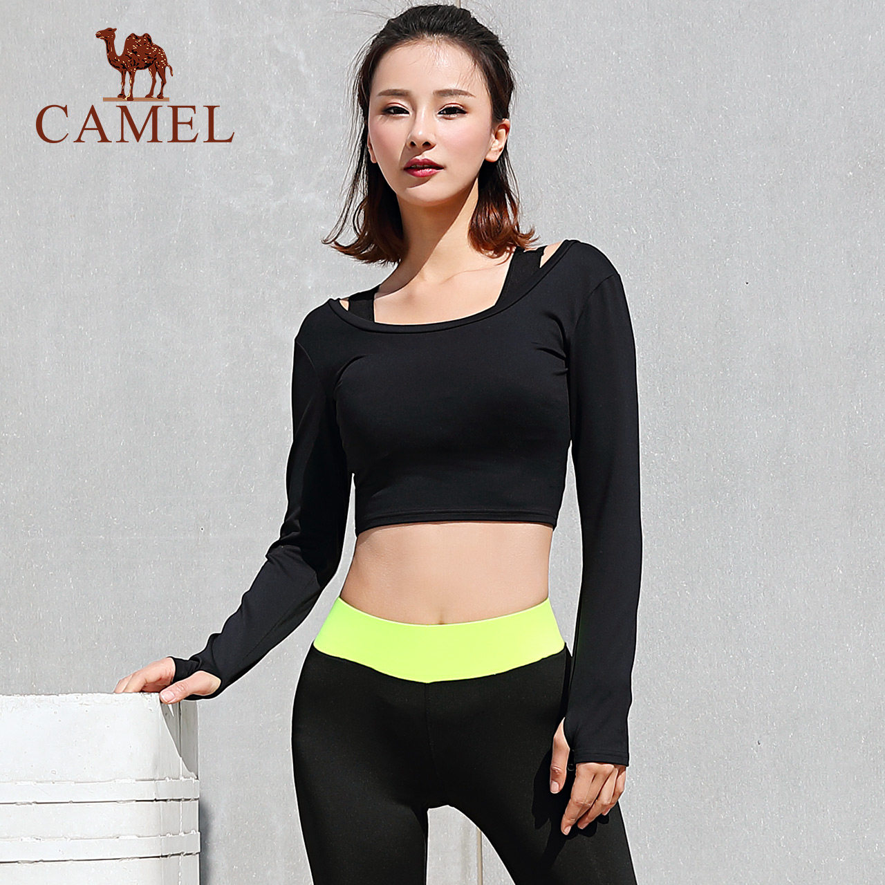 【非卖品】瑜伽上衣 夏季季露脐瑜伽服女透气快干健身服透气T恤女