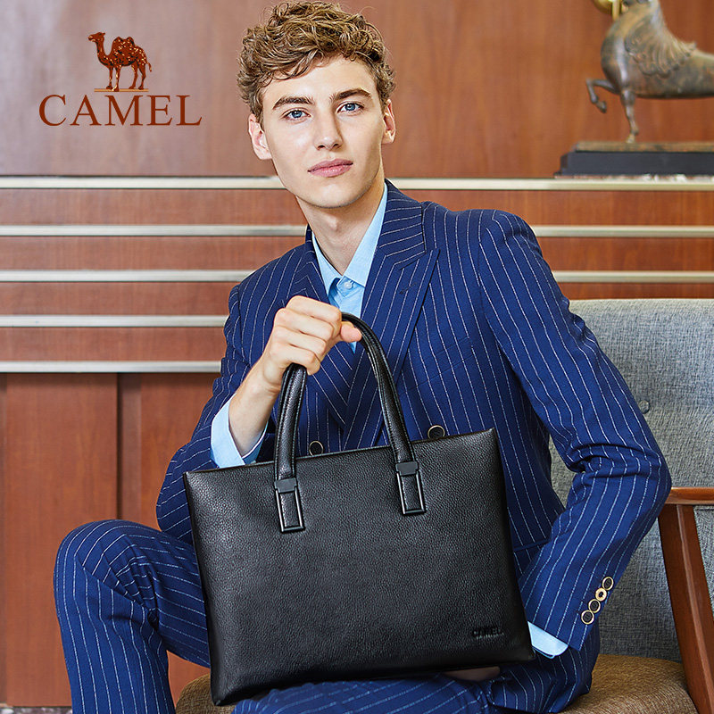 【非卖品】男包手提包商务横款手拿公文包大容量电脑包真皮简约男