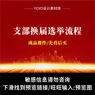 支部支委换届选举成立流程序ppt课件学习指引