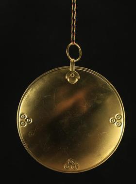 纯铜手工打磨风水八卦镜特价