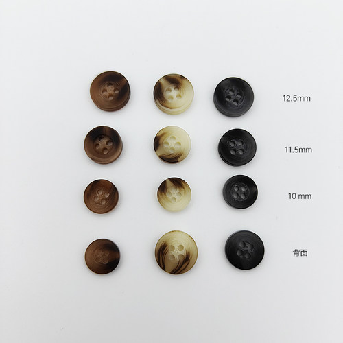 布客树脂圆形四眼衬衫西装连衣裙