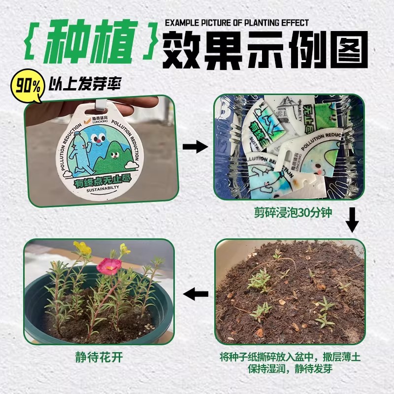 种子纸奖牌定制疯狂动物城文创周边幼儿园环保公益主题活动徽章