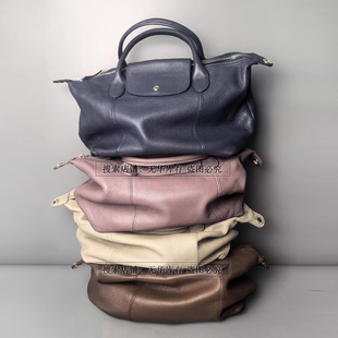 复古优雅中号饺子包真皮单肩包手提斜挎包 精品高货 头层牛皮